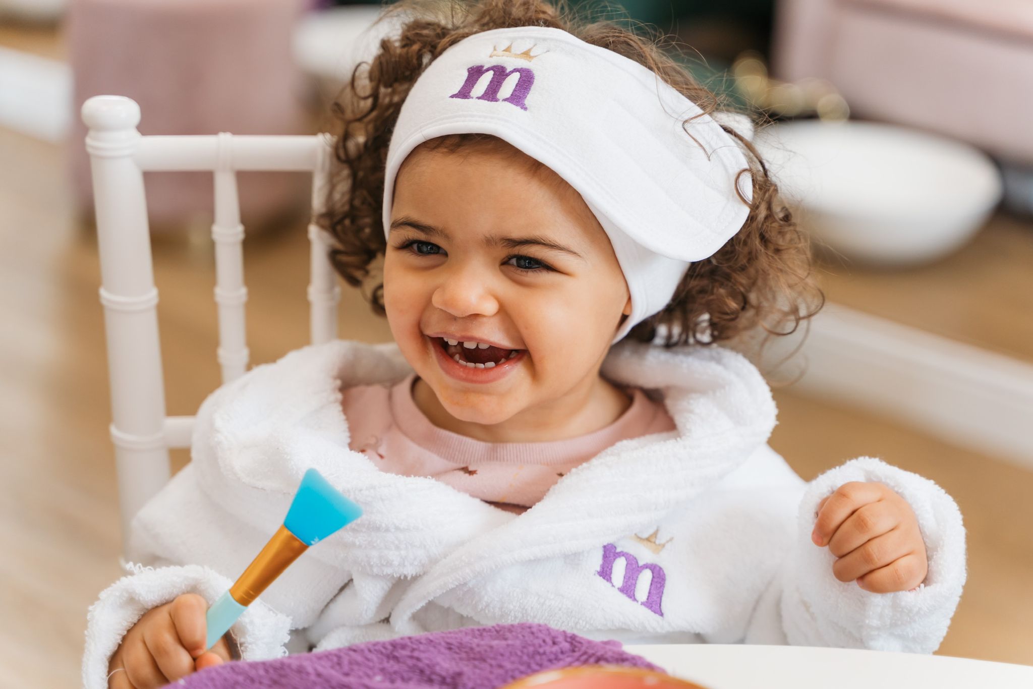 Children enjoying a pamper experience at Marshmallow Manor